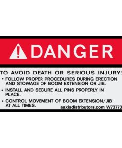 Procedures Safety Decal 3" x 5" - W7377375 - Vinyl Decals - AAxis DistributorsSafety Decals - AAxis Distributors