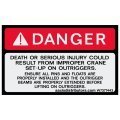 Improper Outrigger Setup Safety Decal 3x5 - W7377443 - Safety Decals - AAxis Distributors