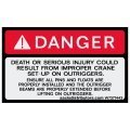 Improper Outrigger Setup Safety Decal 3x5 - W7377443 - Safety Decals - AAxis Distributors