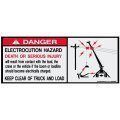 Electrocution Hazard - W85886 - Safety Decals - AAxis Distributors