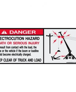 Electrocution Hazard - W85886 - Safety Decals - AAxis Distributors