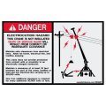 Electrocution Hazard 5x8 - W85887 - Safety Decals - AAxis Distributors