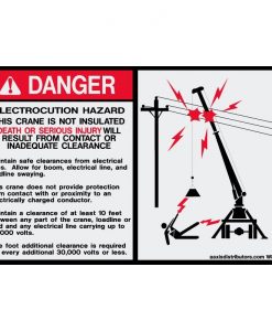 Electrocution Hazard 5x8 - W85887 - Safety Decals - AAxis Distributors