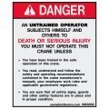 Untrained Operator 5x4 - W85888 - Safety Decals - AAxis Distributors