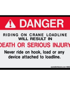 Crane Loadline 5x8 - W85890 - Vinyl Decals - AAxis Distributors